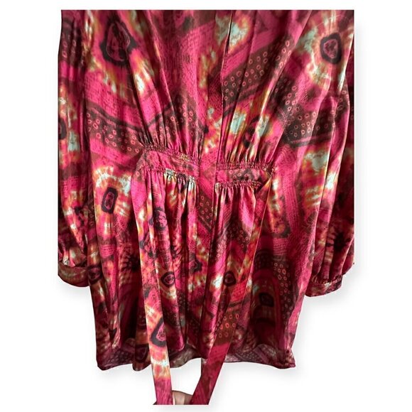 Ulla Johnson Jude silk dress, Size 6, Wild Rose, NWT - Picture 11 of 16
